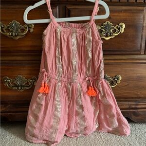 Boden metallic accented dress